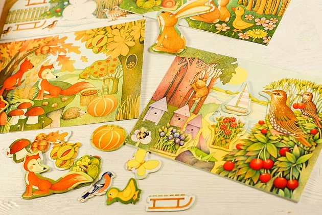 Настольная игра Четыре времени года (Four seasons of the year), бренду Granna, для 1-4 гравців, час гри < 30мин. - 4 - KUBIX