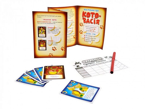 Настольная игра Котовасия (дорожная), бренду Ранок, для 2-4 гравців, час гри < 30мин. - 6 - KUBIX