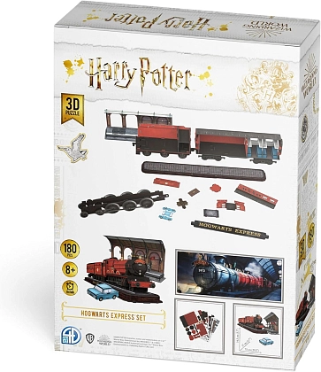 Гоґвортський Експрес Пазл 3D (Hogwarts Express Set 3D puzzle), бренду Trefl - 7 - KUBIX