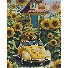 Алмазна мозаїка Літо у селі (40х50 см)