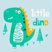 Мініатюра товару Картина по номерам Little dino (30х30 см) - 1