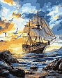 Миниатюра товара Картина по номерам В объятиях моря (40х50 см) - 1