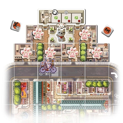 Настільна гра Котики Кіото (Kyoto no Neko), бренду Woodcat, для 2-4 гравців, час гри < 60хв. - 6 - KUBIX