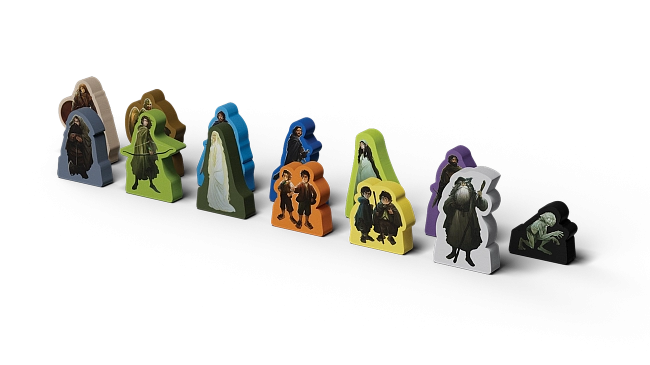 Настільна гра Володар Перснів. Доля братства (The Lord of the Rings: Fate of the Fellowship), бренду Geekach Games, для 1-5 гравців, час гри > 60хв. - 7 - KUBIX