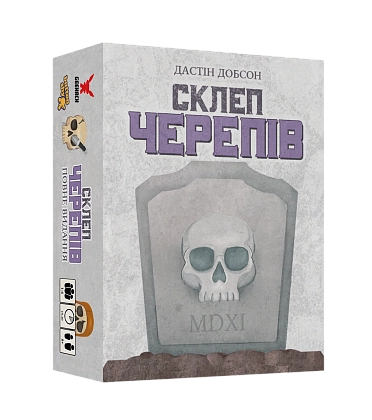 Настільна гра Склеп черепів. Повне видання (Skulls of Sedlec), бренду Geekach Games, для 1-4 гравців, час гри < 30хв. - KUBIX