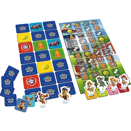 Настольная игра Гонки щенков: Щенячий патруль (PAW Patrol), бренду Trefl, для 2-4 гравців, час гри < 30мин. - 5 - KUBIX