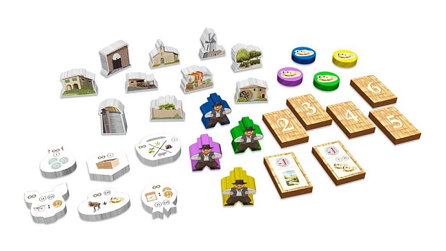Настольная игра Ла Гранха. Делюкс издание (La Granja: Deluxe Master Set), бренду Board and Dice, для 1-4 гравців, час гри > 60мин. - 2 - KUBIX