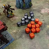 Мініатюра товару Набір кубиків Fortress Compact Black & Red D6 Dice (20) - 2