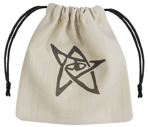 Мешочек Call of Cthulhu Бежевый и черный Dice Bag, бренду Q-Workshop - KUBIX