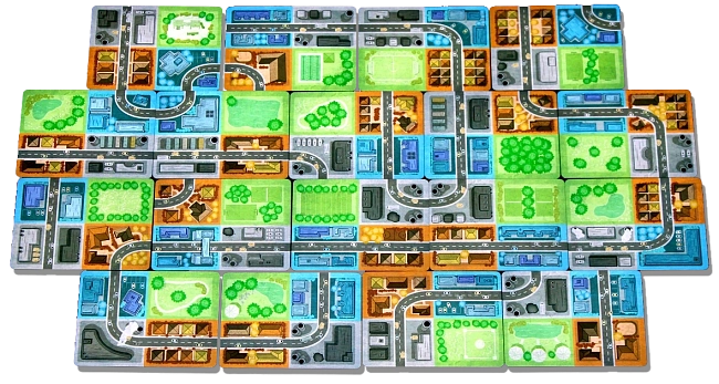 Настільна гра Мегаполіс. Повне видання (Sprawlopolis), бренду Geekach Games, для 1-4 гравців, час гри < 30хв. - 4 - KUBIX