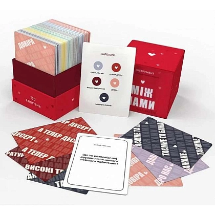 Настільна гра Між нами про любов, бренду Memo Games, для 2-2 гравців, час гри < 30хв. - 4 - KUBIX