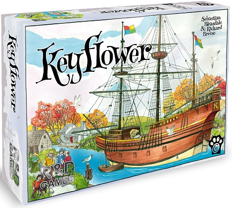 Настольная игра Keyflower. Украинское издание, бренду Woodcat, для 2-6 гравців, час гри > 60мин. - KUBIX