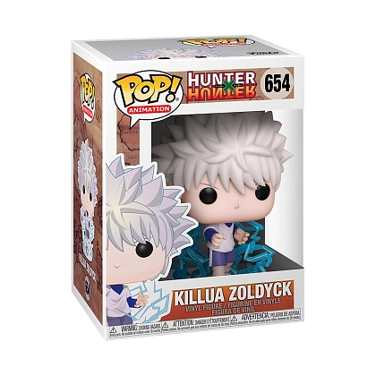 Игровая фигурка FUNKO POP! КИЛУА ЗОЛДИК (Killua Zoldyck) Hunter x Hunter: #654, бренду Funko - 3 - KUBIX