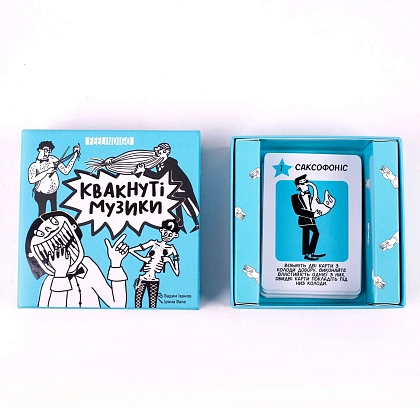 Настольная игра Квакнутые музыки (Freaky Band), бренду Feelindigo, для 2-4 гравців, час гри < 30мин. - 3 - KUBIX