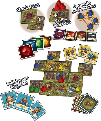 Настольная игра Dwar7s Fall 3-е издание (Гномы) (EN), бренду Iello, для 2-4 гравців, час гри < 60мин. - 4 - KUBIX