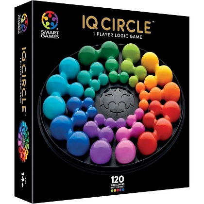 Настольная игра IQ Делюкс. Круг (IQ Circle), бренду Smart Games, для 1-1 гравців, час гри < 30мин. - KUBIX