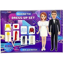 Настольная игра-одевашка Magnetic dolls - KUBIX Настольная игра-одевашка Magnetic dolls
