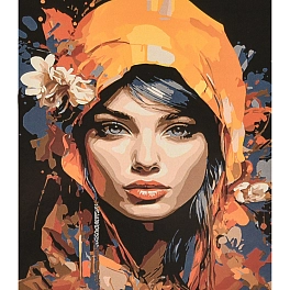 Картина по номерам Дівчина сонця (40х50 см)