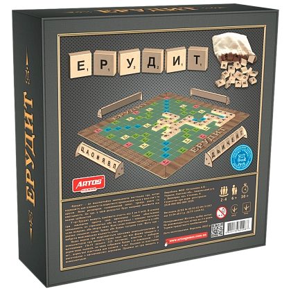 Настільна гра Ерудит, бренду Artos games, для 2-4 гравців - 2 - KUBIX