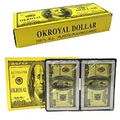 Миниатюра товара Набор игральных карт "100$" 2в1 - 1