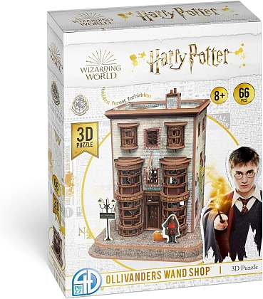 Крамниця чарівних паличок Олівандера Пазл 3D (Ollivander Wand Shop Set 3D puzzle) - KUBIX