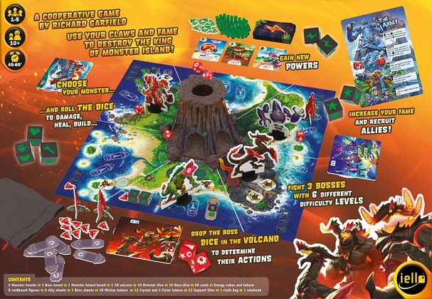 Настольная игра Повелитель Острова Монстров (King of Monster Island) (EN), бренду Iello, для 1-5 гравців, час гри < 60мин. - 4 - KUBIX