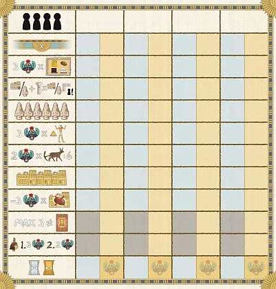 Настольная игра Tekhenu: Obelisk of the Sun (Текхену: Обелиск солнца) (EN), бренду Board and Dice, для 1-4 гравців, час гри < 60мин. - 6 - KUBIX