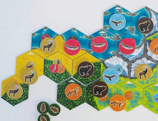 Настольная игра Каскадия (Cascadia), бренду Lord of Boards, для 1-4 гравців, час гри < 30мин. - 5 - KUBIX