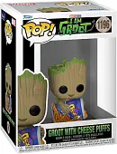 Миниатюра товара Игровая фигурка FUNKO POP! Я есть Грут (Groot with Cheese Puffs) Marvel #1196 - 3