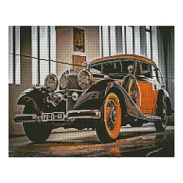 Алмазная мозаика Старинный автомобиль (40х50 см)