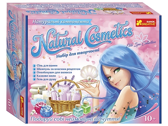 Набір для творчості Natural cosmetic (Натуральна косметика), бренду Ранок, для 1-2 гравців - KUBIX