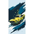 Мініатюра товару Картина по номерам Ford Mustang (40х80 см) - 1
