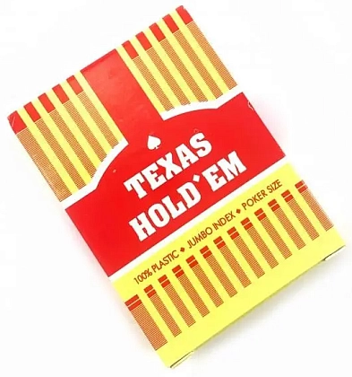 Купити Настольная игра Игральные карты пластиковые Texas (Красная рубашка) - KUBIX Настольная игра Игральные карты пластиковые Texas (Красная рубашка) - KUBIX