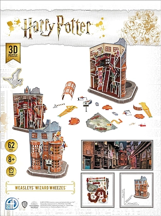 Ведьмачьи проказы Уизли 3D пазл (Weasley’s Wizard Wheezes Set 3D puzzle), бренду Trefl - 2 - KUBIX