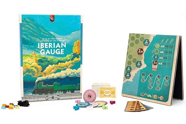 Настольная игра Iberian Gauge (Иберийская колея) (EN), бренду Capstone Games, для 3-5 гравців, час гри < 60мин. - 2 - KUBIX