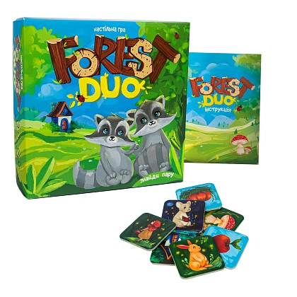Настольная игра Лесной дуэт (Forest Duo), бренду Strateg, для 2-12 гравців, час гри < 30мин. - 2 - KUBIX