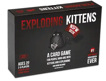 Настольная игра Взрывные Котята. Неприличная версия (Exploding Kittens. NSFW PACK) (EN) - KUBIX Настольная игра Взрывные Котята. Неприличная версия (Exploding Kittens. NSFW PACK) (EN)