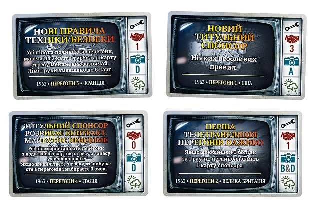 Настольная игра Турбо. Жара на трассе (Heat: Pedal to the Metal), для 1-6 гравців, час гри < 30мин. - 6 - KUBIX