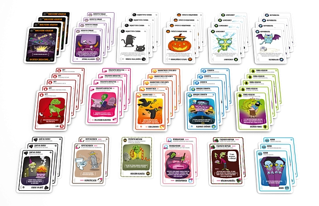 Настільна гра Вибухові кошенята: Зомбі-кошенята (Zombie Kittens), бренду Rozum, для 2-5 гравців, час гри < 30хв. - 5 - KUBIX