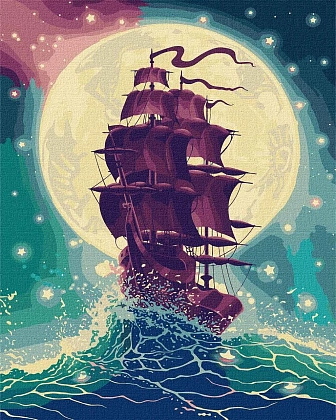 Картина по номерам Крізь хвилі (40х50 см), бренду Ідейка - KUBIX