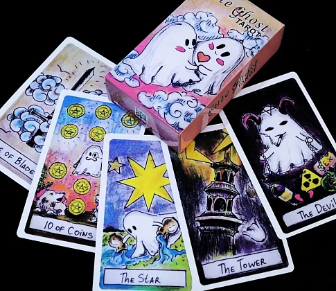 Карти ТАРО Милого Привида (Cute Ghost TAROT Cards) - 3 - KUBIX