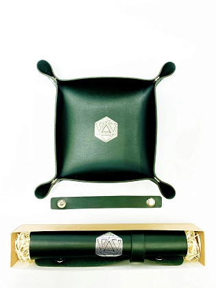Лоток для кубиков D20 зелёный Dice Tray, бренду Планета Игр - KUBIX