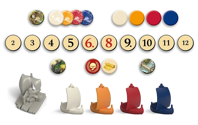 Настольная игра CATAN. Мореплаватели (Seafarers), бренду Rozum, для 3-4 гравців, час гри > 60мин. - 6 - KUBIX