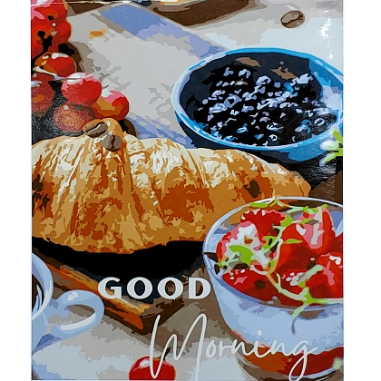 Картина по номерам Good Morning (40х50 см), бренду Strateg - KUBIX