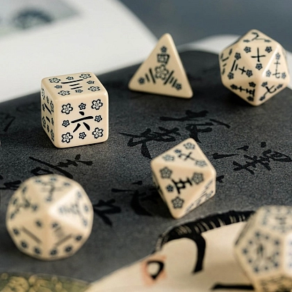 Набір кубиків Japanese Dice Set: Last Words Stone - 3 - KUBIX