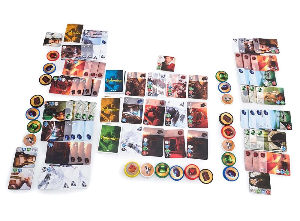 Настольная игра Роскошь (Splendor), бренду Asmodee, для 2-4 гравців, час гри < 30мин. - 2 - KUBIX