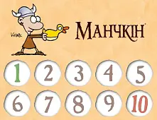 Миниатюра товара Настольная игра Манчкин. Набор счётчиков уровней - 3