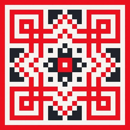 Картина по номерам Український орнамент (30х30 см), бренду Art Craft - KUBIX