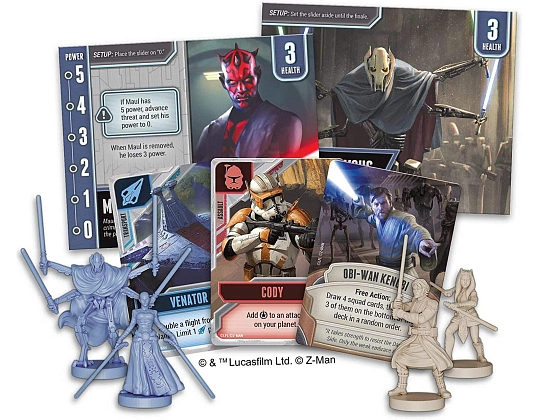 Настольная игра Star Wars: The Clone Wars. Игра по системе Пандемия (Звездные войны: Войны клонов. Пандемия) (EN), для 1-5 гравців, час гри < 60мин. - 3 - KUBIX