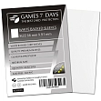 Миниатюра товара Протекторы Games7Days (66 х 91 мм / 63.5x88 мм) White Premium MTG (80 шт) - 1